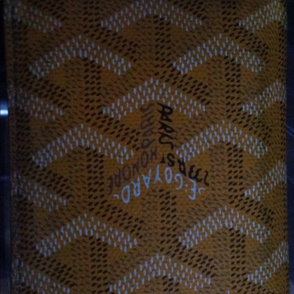 Yellow E Goyard Monroe Men's Wallet
